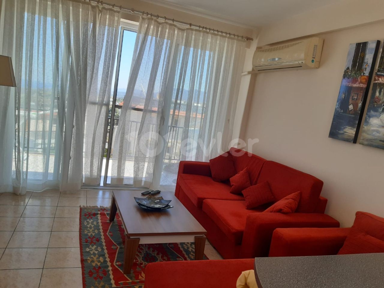 2+1 Wohnung in einem Komplex mit Pool zur Miete in Girne/Arapköy