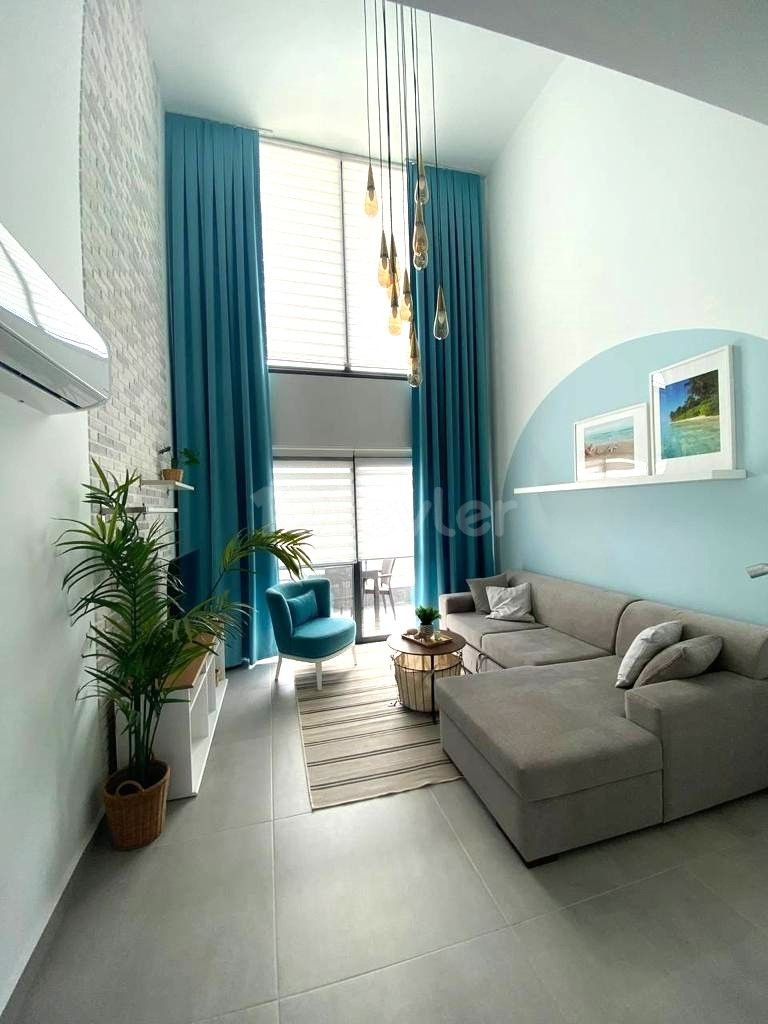 Luxury 1+1 Loft Flat for Sale in Esentepe / Ready to move