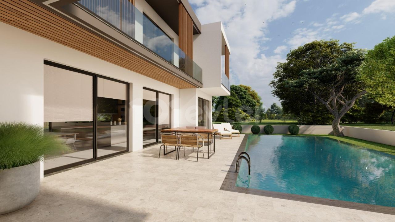 4+1 ultra luxury villa with pool for sale in Kyrenia/Çatalköy