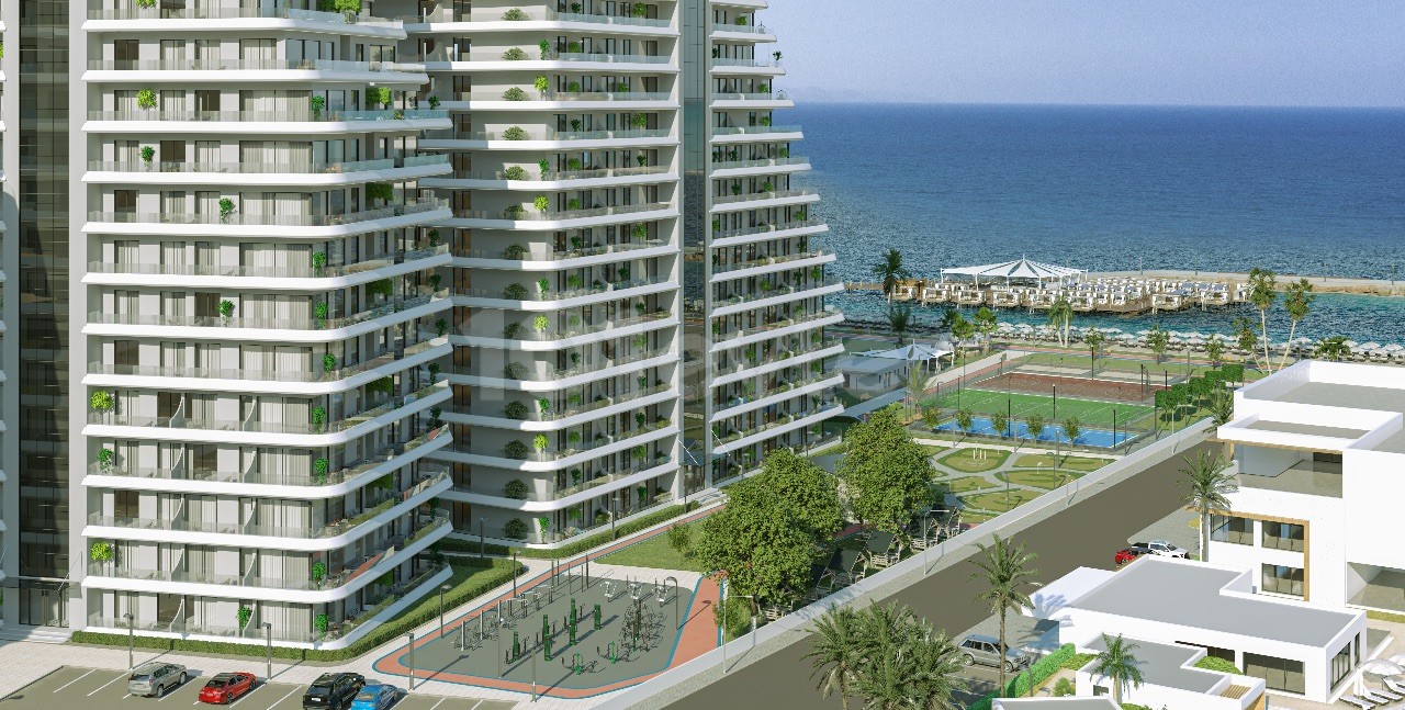 Studio apartment SEA FRONT in Guzelyurt  ( 4th floor)