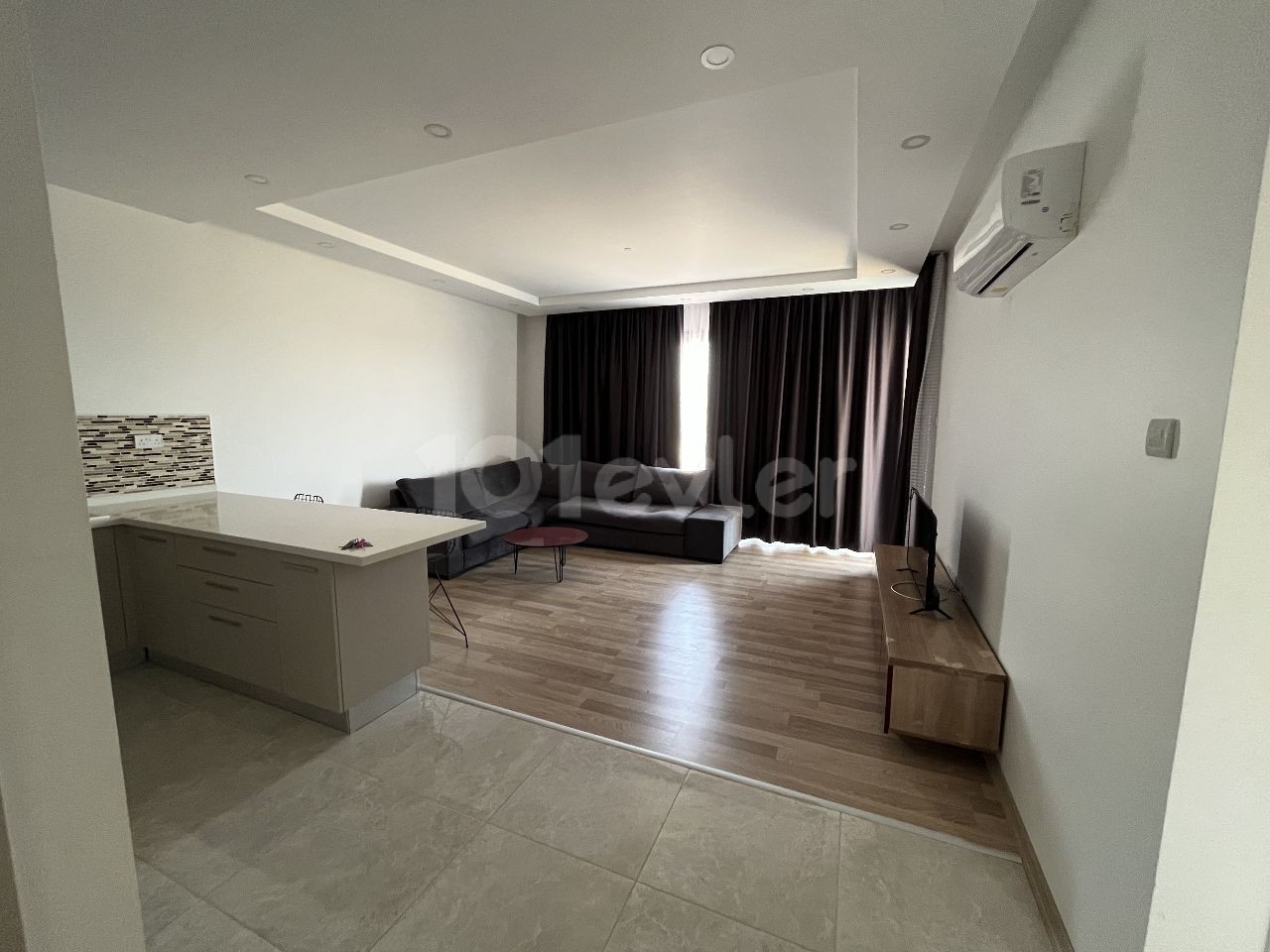 Güzelyurt Kalkanlı 1+1 flat for rent from the site's real estate agent