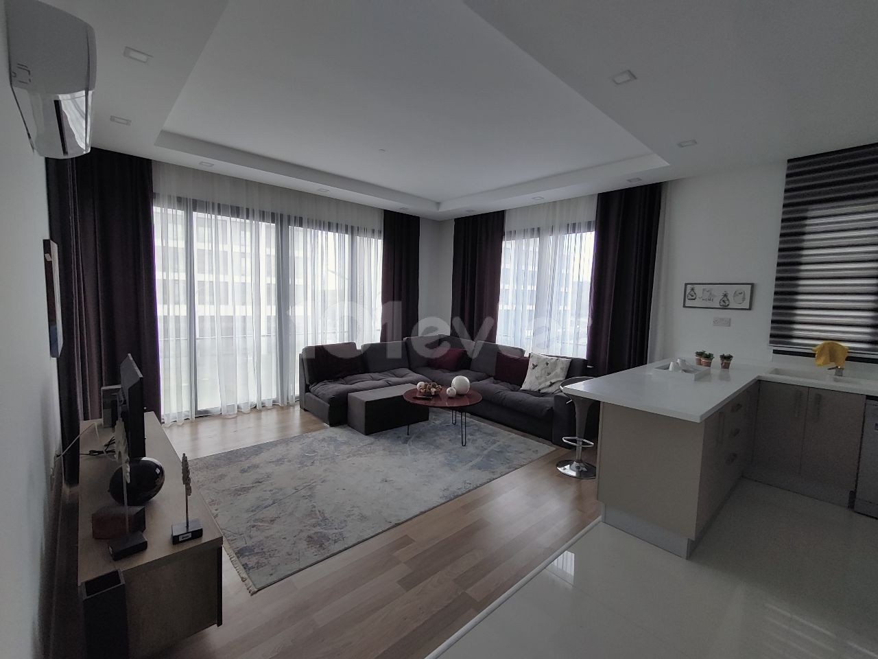 Güzelyurt Kalkanlı 1+1 flat for rent from the site's real estate agent