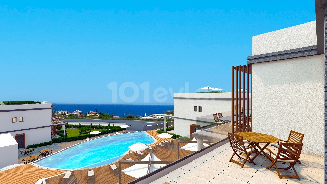 2+1 Penthouse Daire Esentepe Plajına 2 dakika