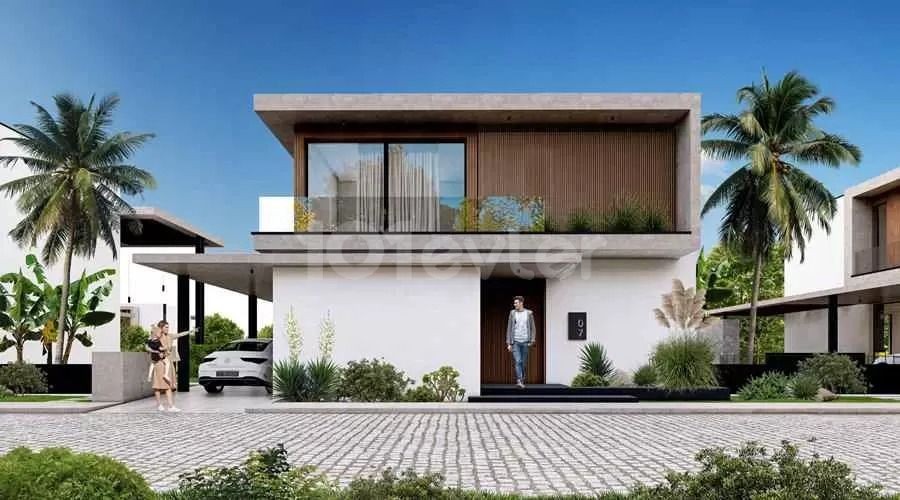 Moderne Villa mit 4 Schlafzimmern und privatem Pool in Iskele