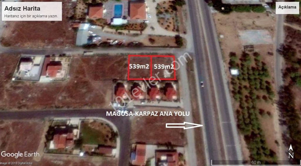 Residential Zoned Plot For Sale in Yeni Boğaziçi, Famagusta