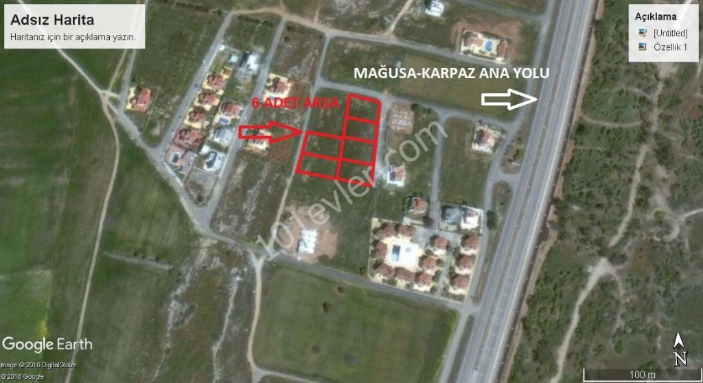 Residential Zoned Plot For Sale in Bahçeler, Iskele