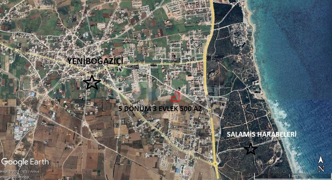 4 HEKTAR LAND ZUM VERKAUF IN FAMAGUSTA ** 