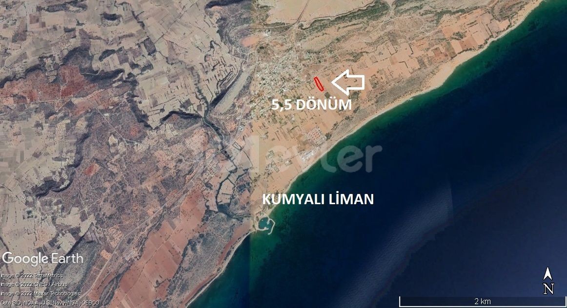 VILLA PROJECT LAND FOR SALE IN İSKELE KUMYALI VILLAGE