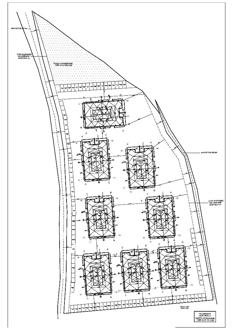 700m von der Autobahn auf der Straße Nikosia - Famagusta, zum Verkauf 10 Hektar Zypern 3 EVLEK-14. 152M2 Grundstück ( Kapitel 96 - 10 Etage genehmigt), Straße bereit Projekt Genehmigung erhalten ** 