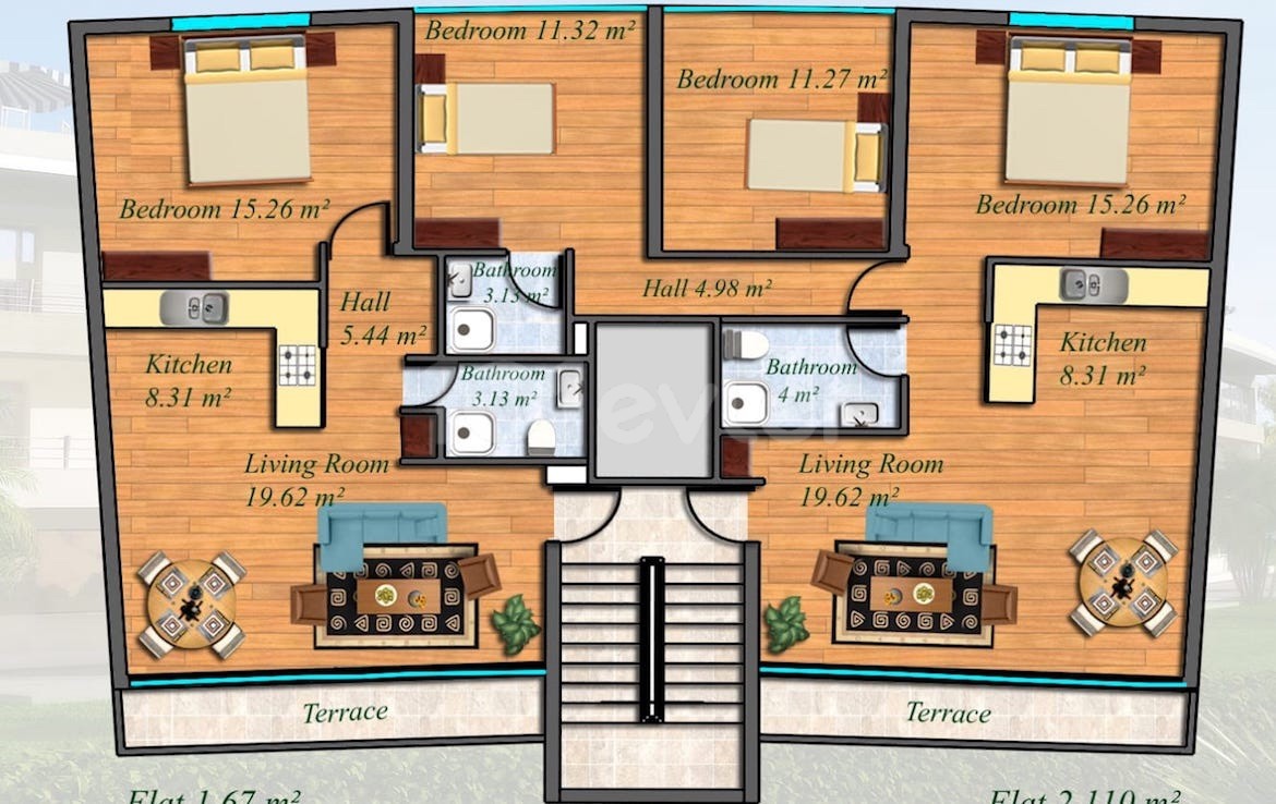 SA-344 Wohnung in einem Komplex mit eigener Kirche