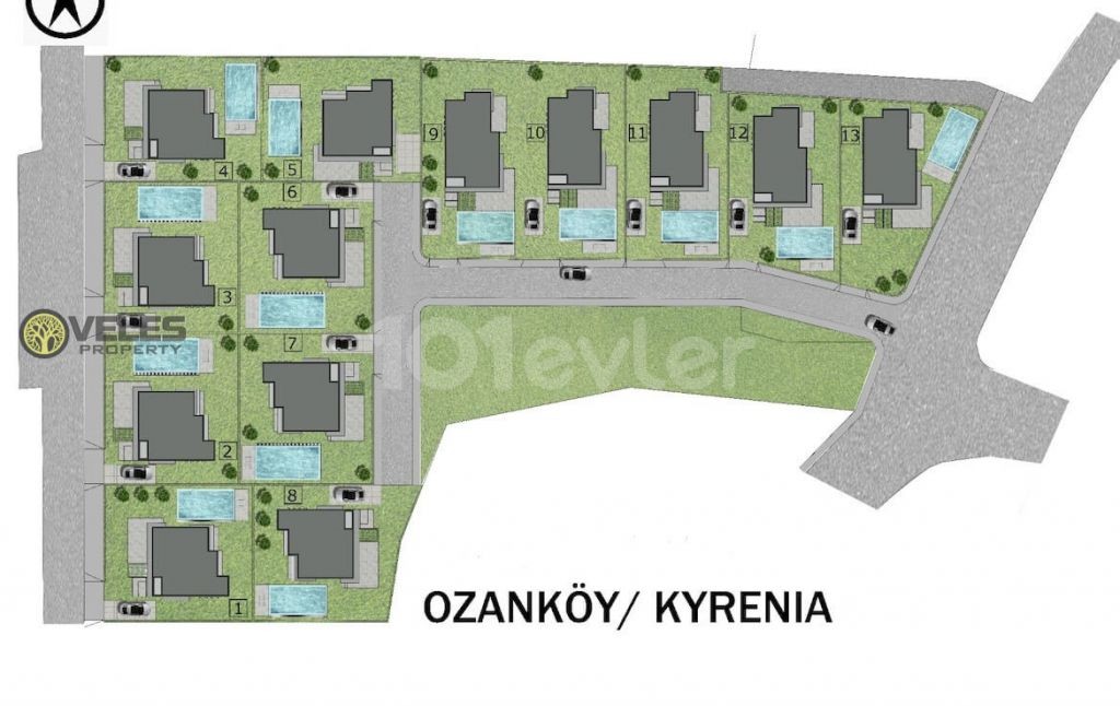 Вилла Продается in Ozanköy, Кирения