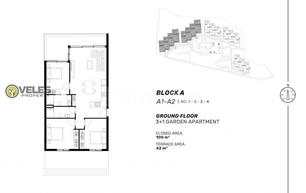 SA-369 Garden apartment on the coast