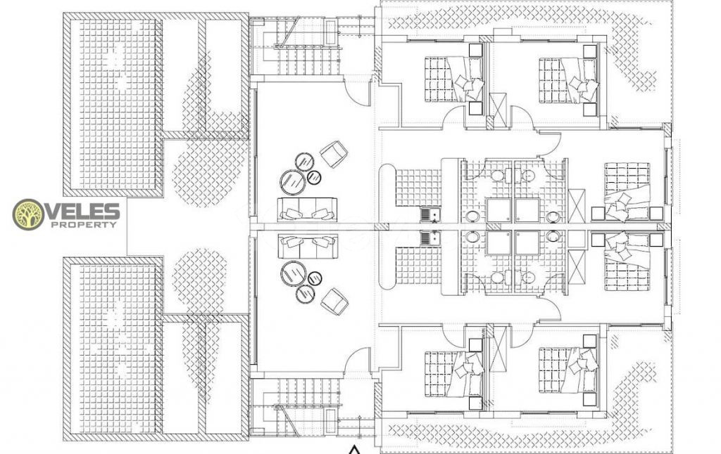 квартира Продается in Tatlısu, Фамагуста