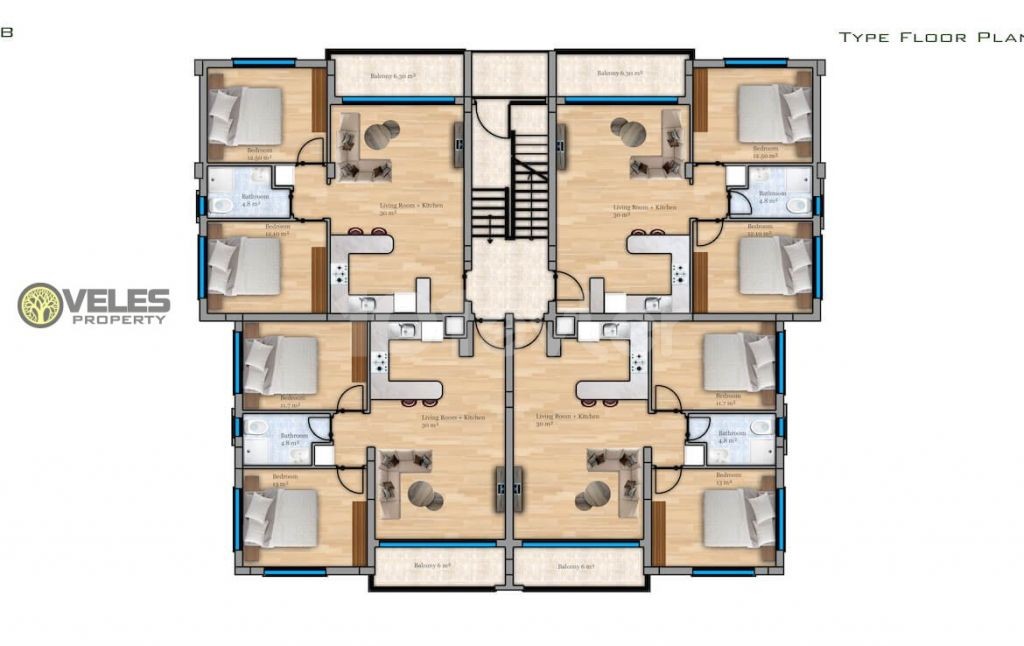 SA-2244 Apartment in a new project