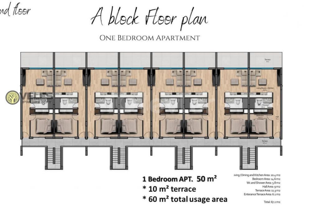 SA-1143 Apartment in einem unglaublichen Projekt