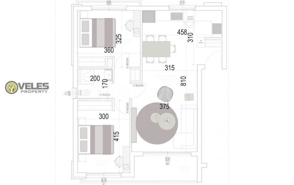 SA-2274 Cozy apartment in Lapta