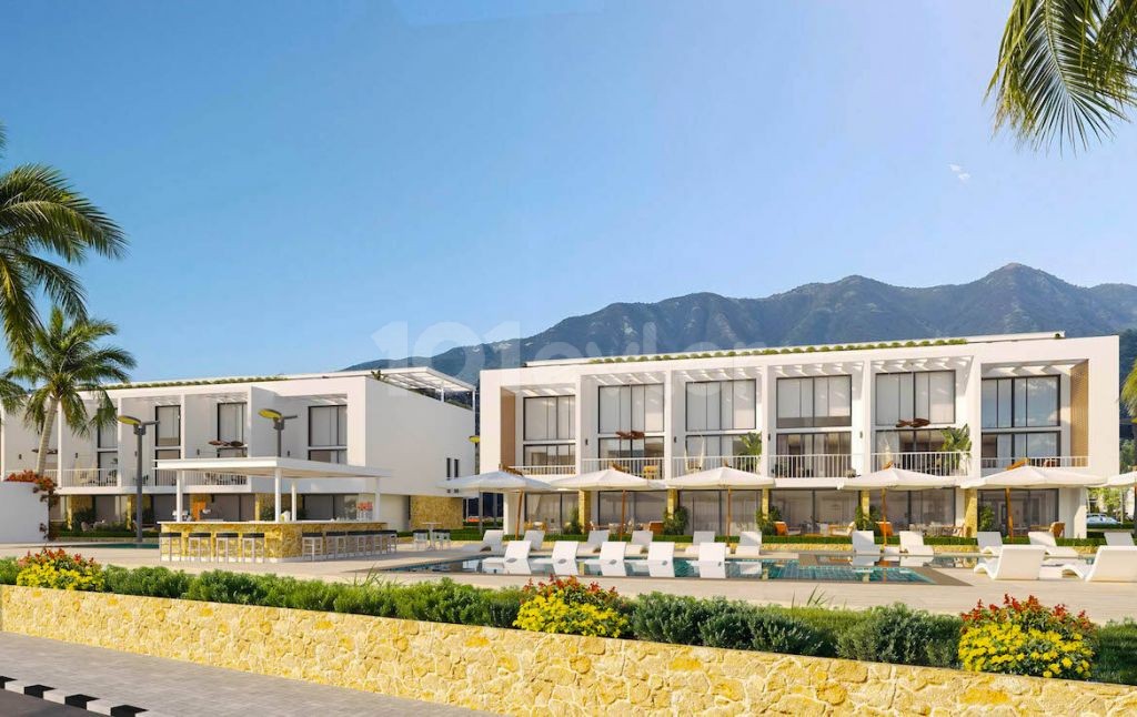 SA-0-0108 Tatlısu`da Dağ ve Deniz Manzaralı Modern Stüdyo