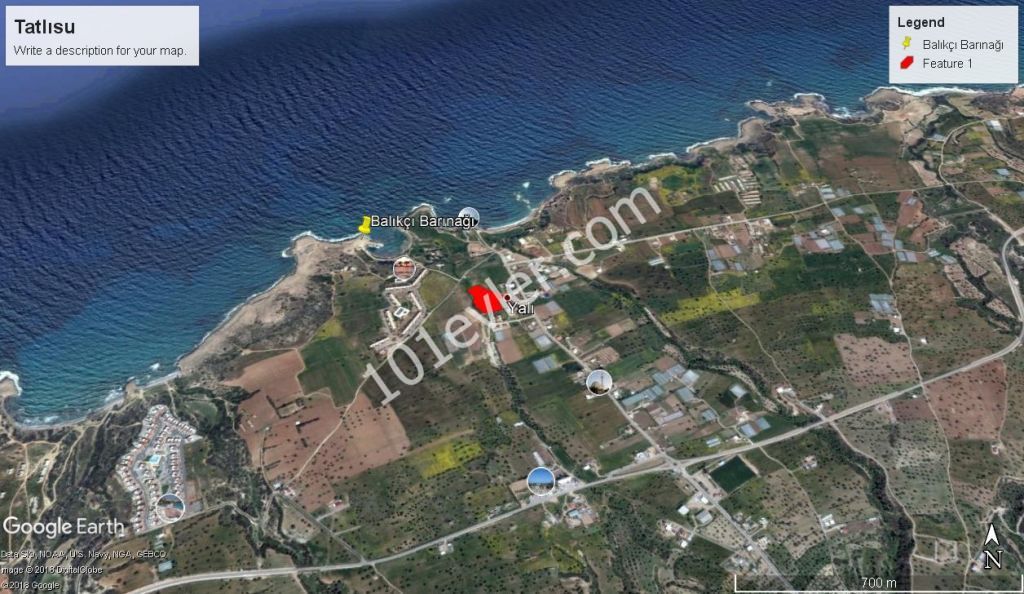 Residential Zoned Plot For Sale in Tatlısu, Famagusta