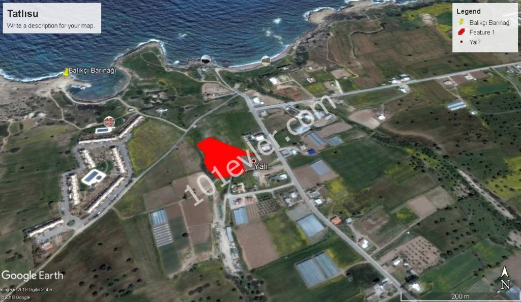 Residential Zoned Plot For Sale in Tatlısu, Famagusta