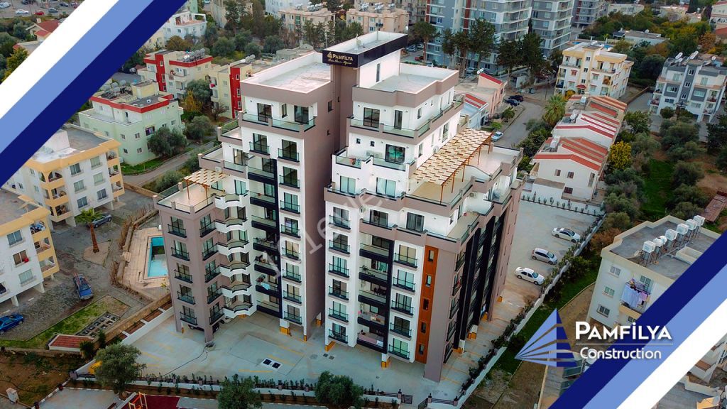 TÜRK KOÇANLI! MERKEZİ KONUM! FİYAT DÜŞTÜ! BU FİYATA YOK! YATIRIMCILARA BÜYÜK FIRSAT! Girne Merkezde Satılık Full Eşyalı 2+1 Lüks Daire  Pamfilya Twin Towers   (KİRAYA VERMEK İSTEYENE KİRA GARANTİLİ)