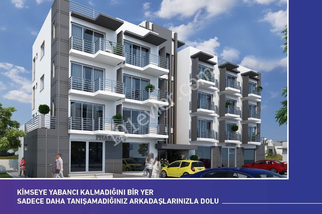 Güzelyurt Kalkanlı Bölegsinde Yatırım Fırsatı, Vizelenmiş Apartman Projesi