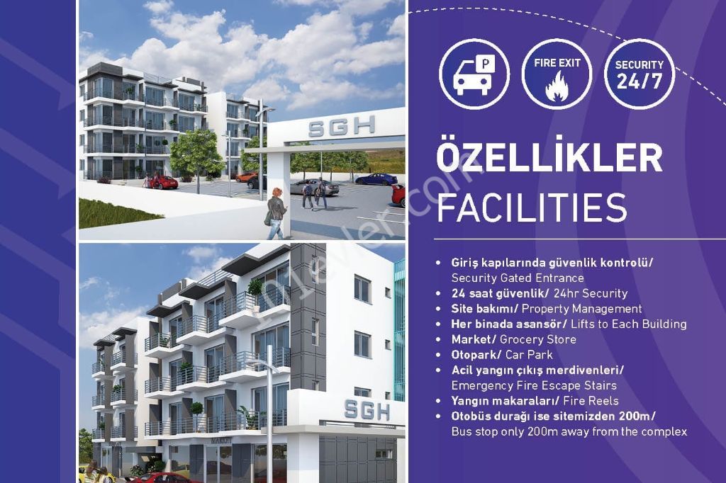 Güzelyurt Kalkanlı Bölegsinde Yatırım Fırsatı, Vizelenmiş Apartman Projesi