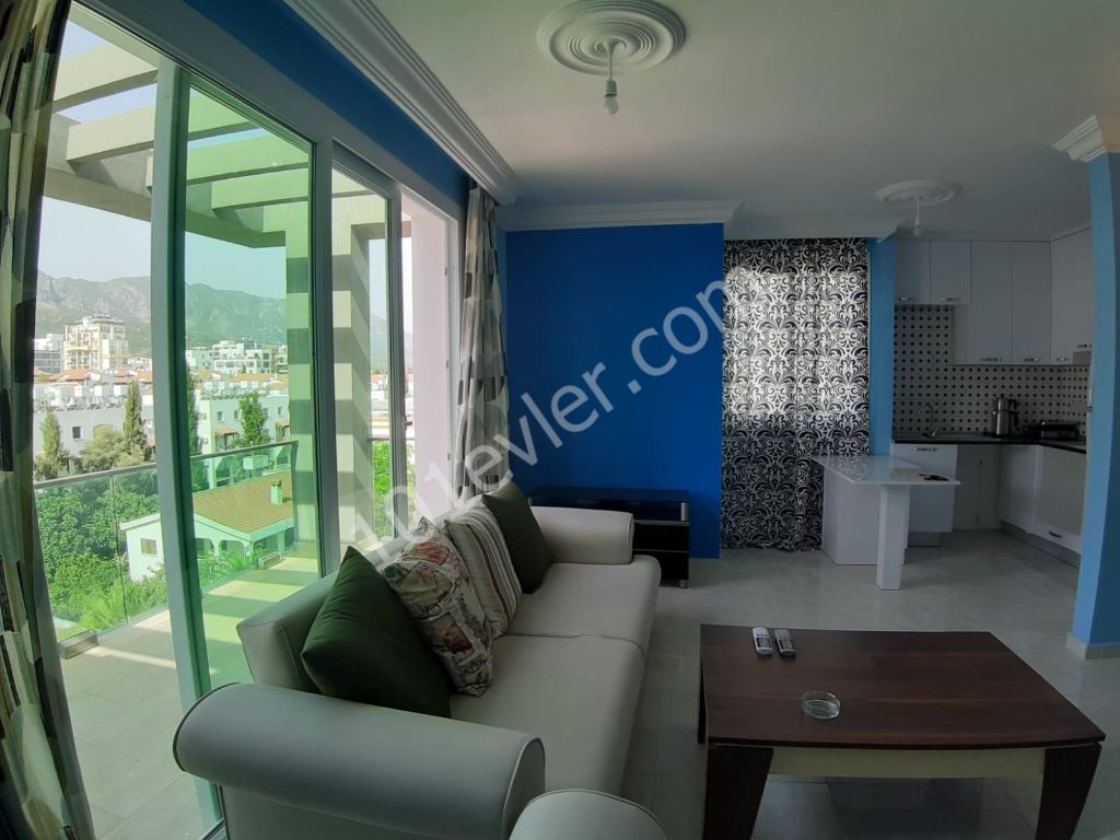 LUXURY FURNISHED 2+1 PENTHOUSE WITH MOUNTAIN and SEA VIEWS IN THE CENTER OF KYRENIA!!! ** 