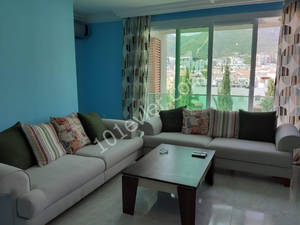 LUXURY FURNISHED 2+1 PENTHOUSE WITH MOUNTAIN and SEA VIEWS IN THE CENTER OF KYRENIA!!! ** 