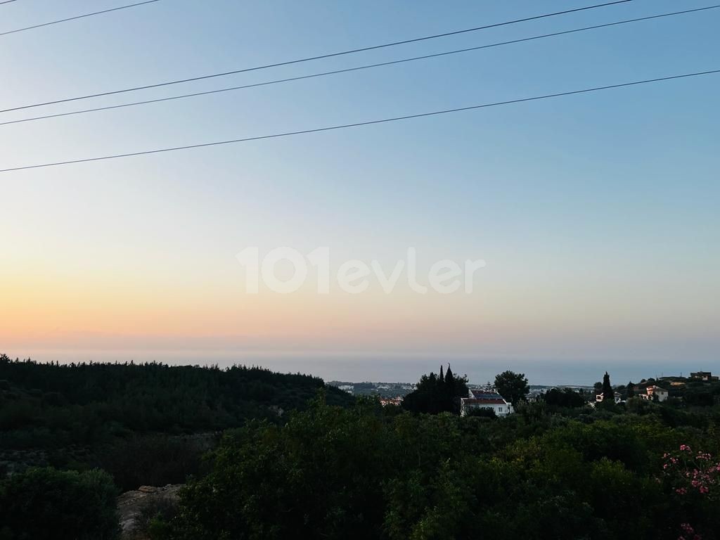 4+1 VILLA WITH MAGNIFICENT MOUNTAIN and SEA VIEWS FOR RENT IN BELLAPAIS FOR 1 MONTH ONLY IN August ** 