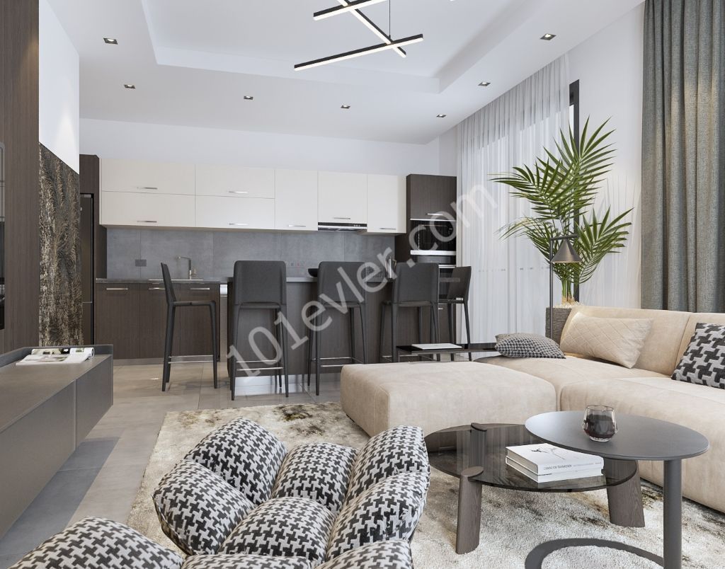 Luxury 2 + 1 apartment in Kyrenia