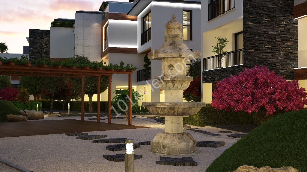 Luxury 2 + 1 apartment in Kyrenia