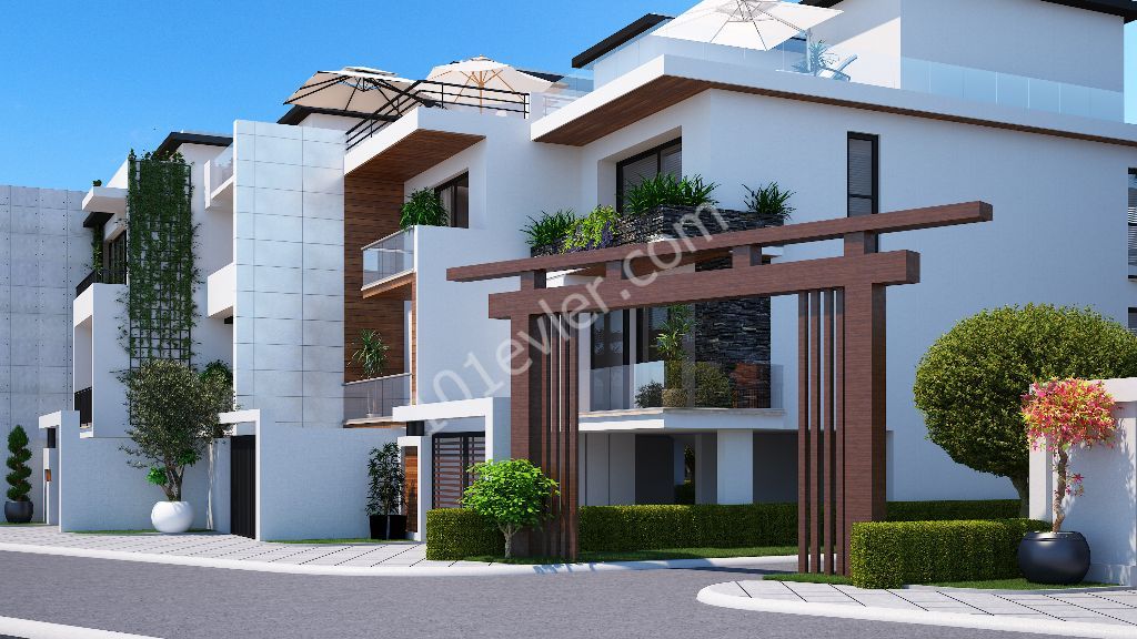 Luxury 2 + 1 apartment in Kyrenia