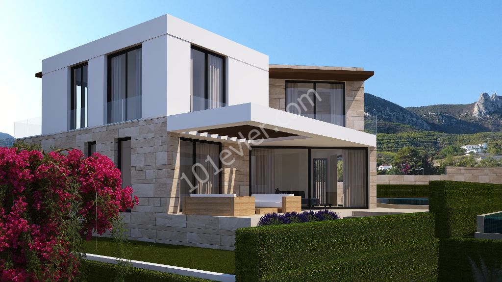 MOUNTAIN AND SEA VIEW VILLA WITH SWIMMING POOL IN GIRNE