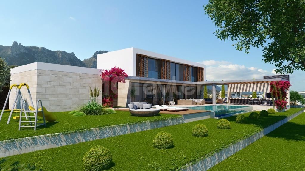 MOUNTAIN AND SEA VIEW VILLA WITH SWIMMING POOL IN GIRNE