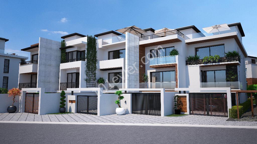 TWIN VILLAS WITH A MOUNTAIN AND SEA VIEW COMMON SWIMMING POOL IN GIRNE