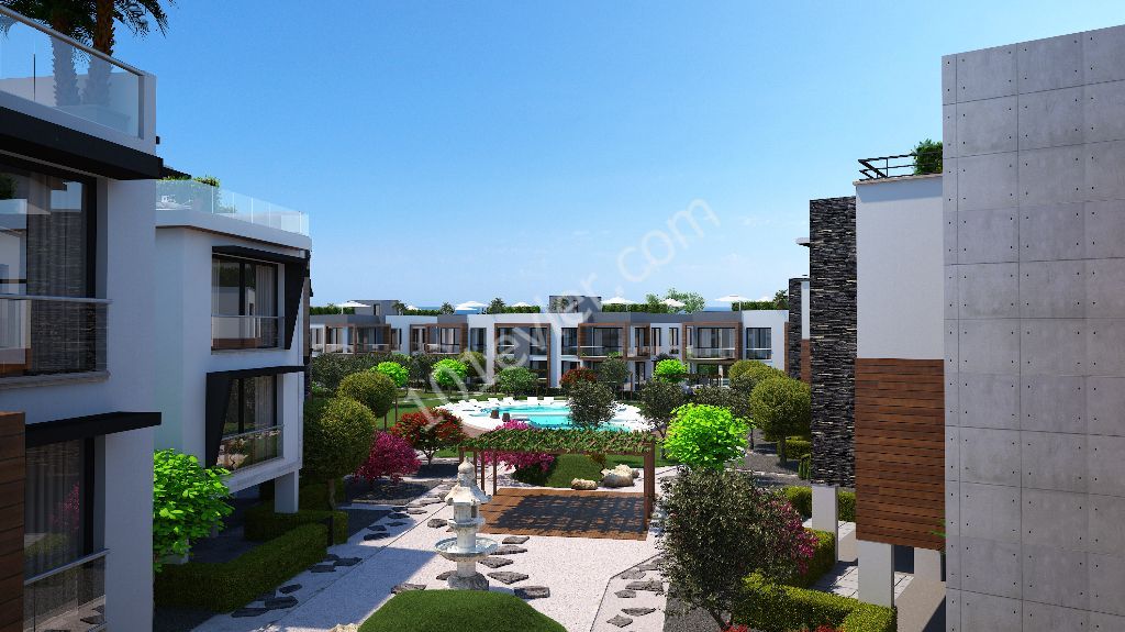 TWIN VILLAS WITH A MOUNTAIN AND SEA VIEW COMMON SWIMMING POOL IN GIRNE