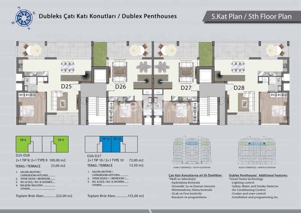 квартира Продается in Girne Merkez, Кирения