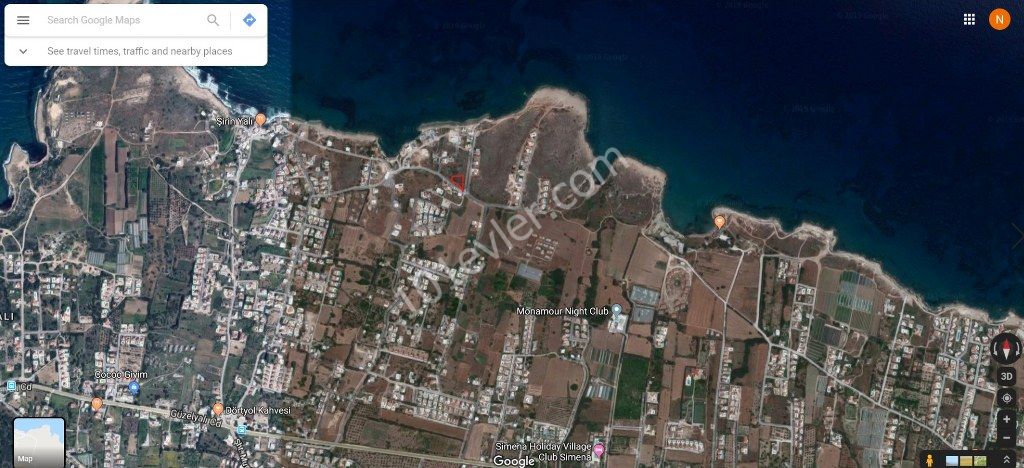 716m2 Corner Plot for Sale Location Near By Sea Karsiyaka Kyrenia (Urgent Sale Price Reduced ) ** 