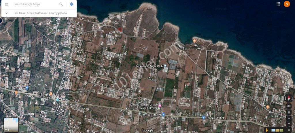 716m2 Corner Plot For Sale Location Near By Sea Karsiyaka Girne (Urgent Sale Price Reduced )