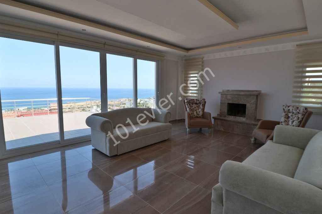 Beachfront 3 Bedroom Villa For Sale Location Tuay Villa Karaağaç Kyrenia (an open and bright space)