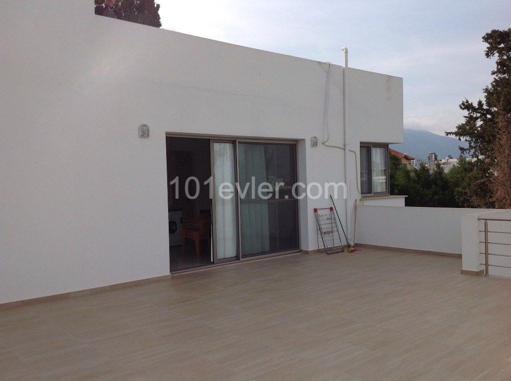 Nice 2 Bedroom Penthouse For Rent Location Near by Sea Karaoglanoglu Girne (with beautiful sea and mountain views)