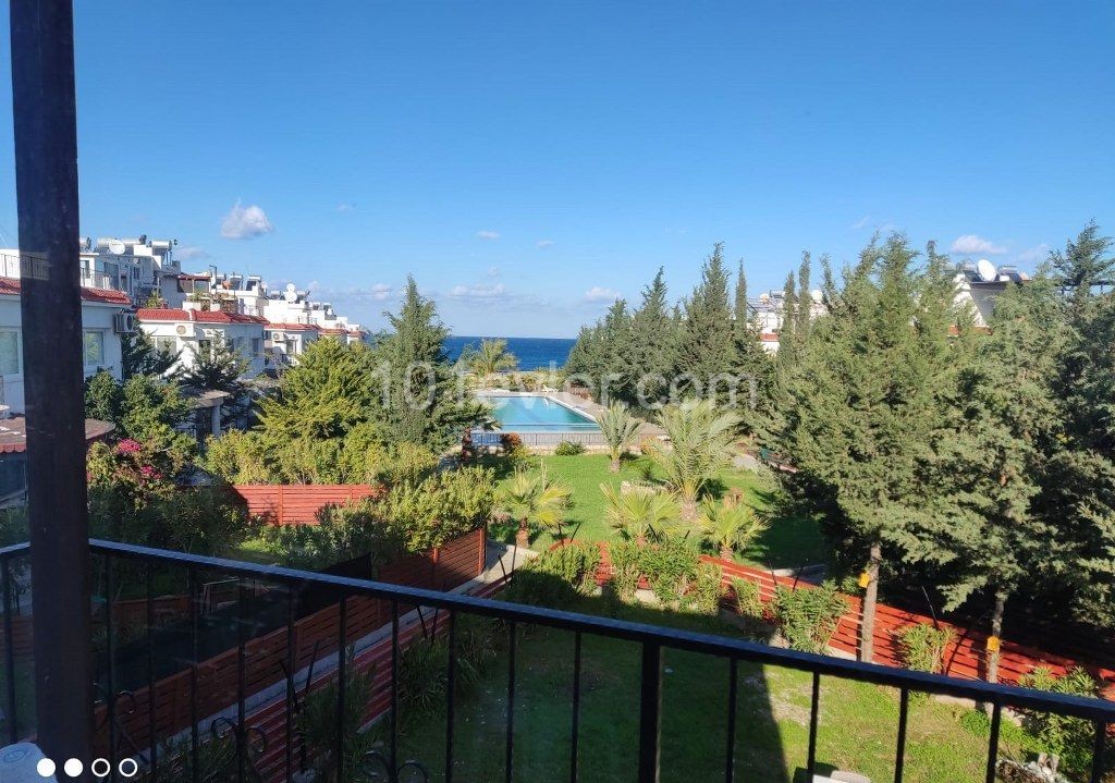 Nice 2 Bedroom Terrace Apartment For Rent Location Lapta Coastal Walkway (Lapta Yuruyus Yolu) Girne (Communal Swimming Pool)