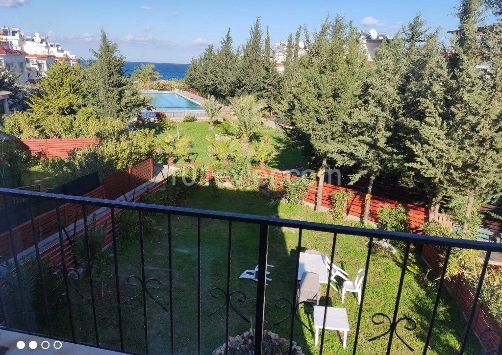 Nice 2 Bedroom Terrace Apartment For Rent Location Lapta Coastal Walkway (Lapta Yuruyus Yolu) Girne (Communal Swimming Pool)