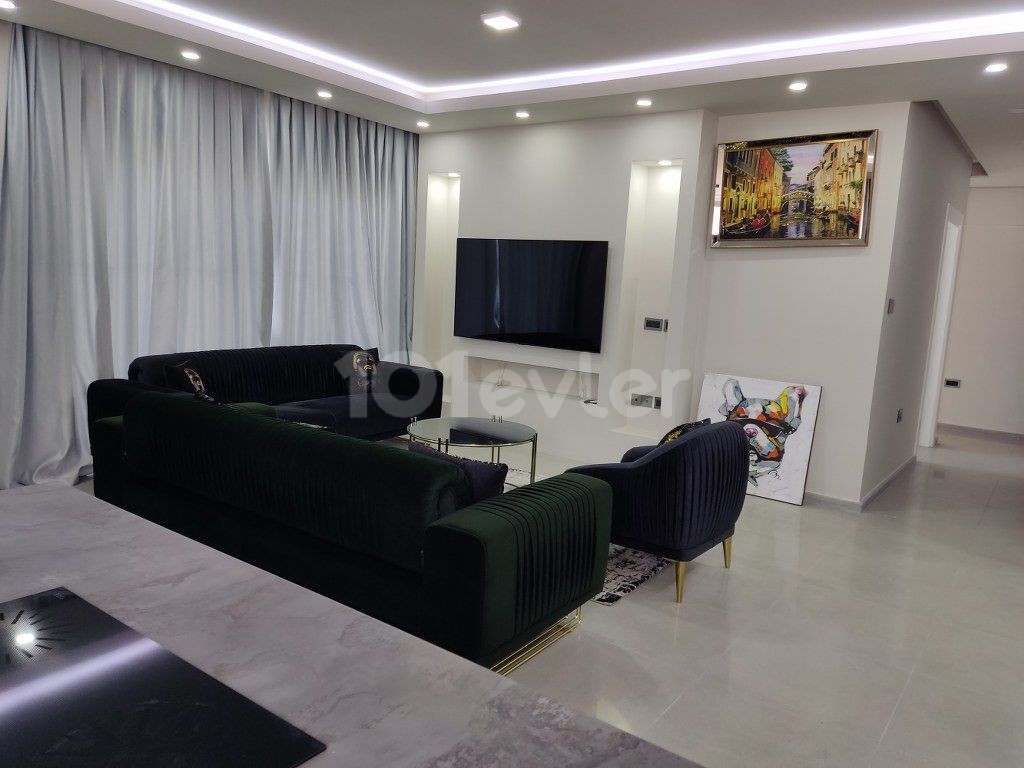 Brand New 3 Bedroom Penthouse For Rent Location Sea Side Near Les Ambassadeurs Hotel Casino Girne (Sea and mountains views)