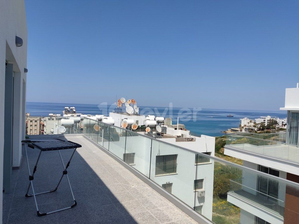 Brand New 3 Bedroom Penthouse For Rent Location Sea Side Near Les Ambassadeurs Hotel Casino Girne (Sea and mountains views)