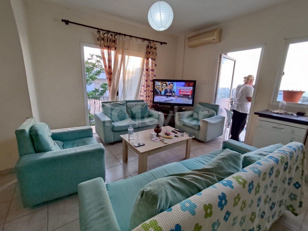 2 Bedroom Apartment For sale with Beautiful Sea and Mountains views Location Lapta Girne (Turkish Title Deeds) (Urgent Sale with very low Final prices) (Acil Satilik Kelepir Daire)