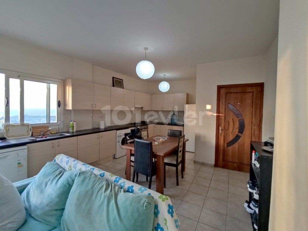 2 Bedroom Apartment For sale with Beautiful Sea and Mountains views Location Lapta Girne (Turkish Title Deeds) (Urgent Sale with very low Final prices) (Acil Satilik Kelepir Daire)