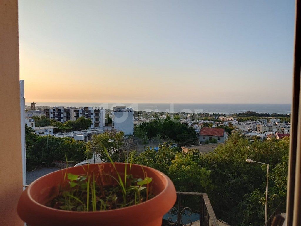 2 Bedroom Apartment For sale with Beautiful Sea and Mountains views Location Lapta Girne (Turkish Title Deeds) (Urgent Sale with very low Final prices) (Acil Satilik Kelepir Daire)