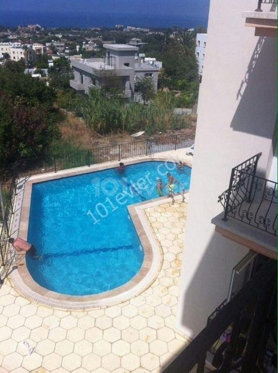 2 Bedroom Apartment For sale with Beautiful Sea and Mountains views Location Lapta Girne (Turkish Title Deeds) (Urgent Sale with very low Final prices) (Acil Satilik Kelepir Daire)