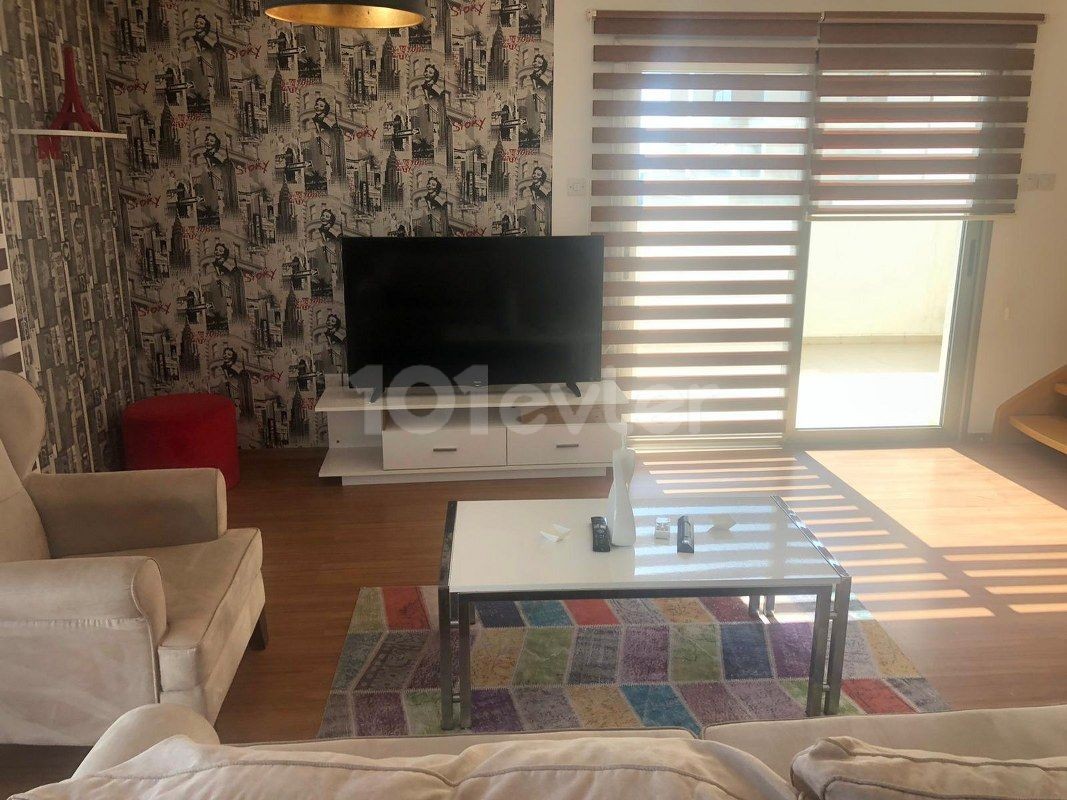 Nice 3 Bedroom Penthouse For Rent Location Near Wednesday Market Girne (beautiful sea and mountain views)